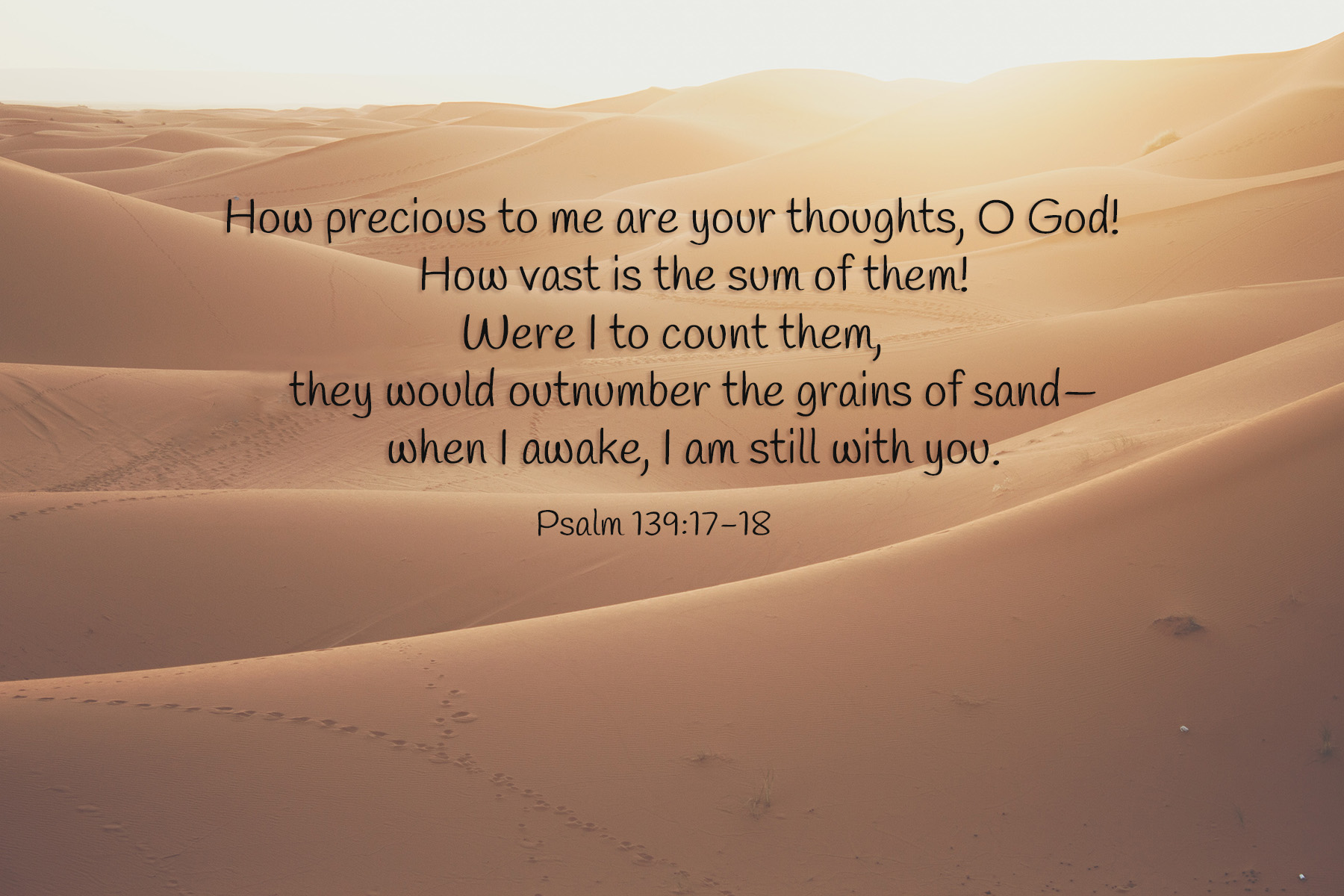 Psalm 139:17-18